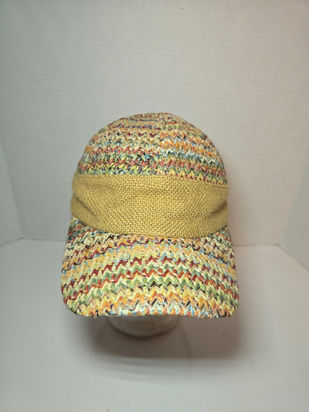 Multicolor Hand Made Woven Cap